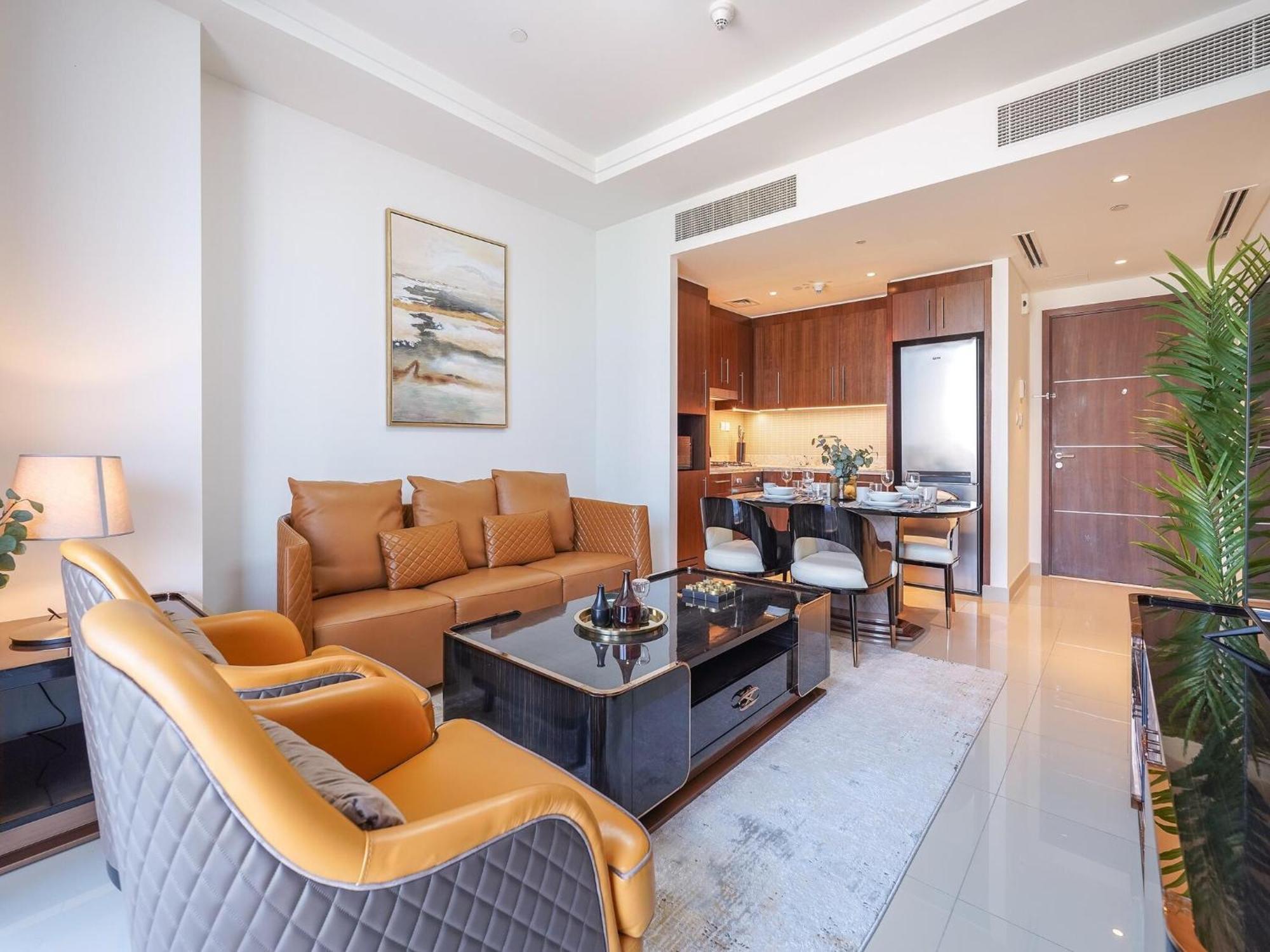 Luxurious Stylish Apartments Across Dubai Mall Burj Khalifa City Views Dış mekan fotoğraf