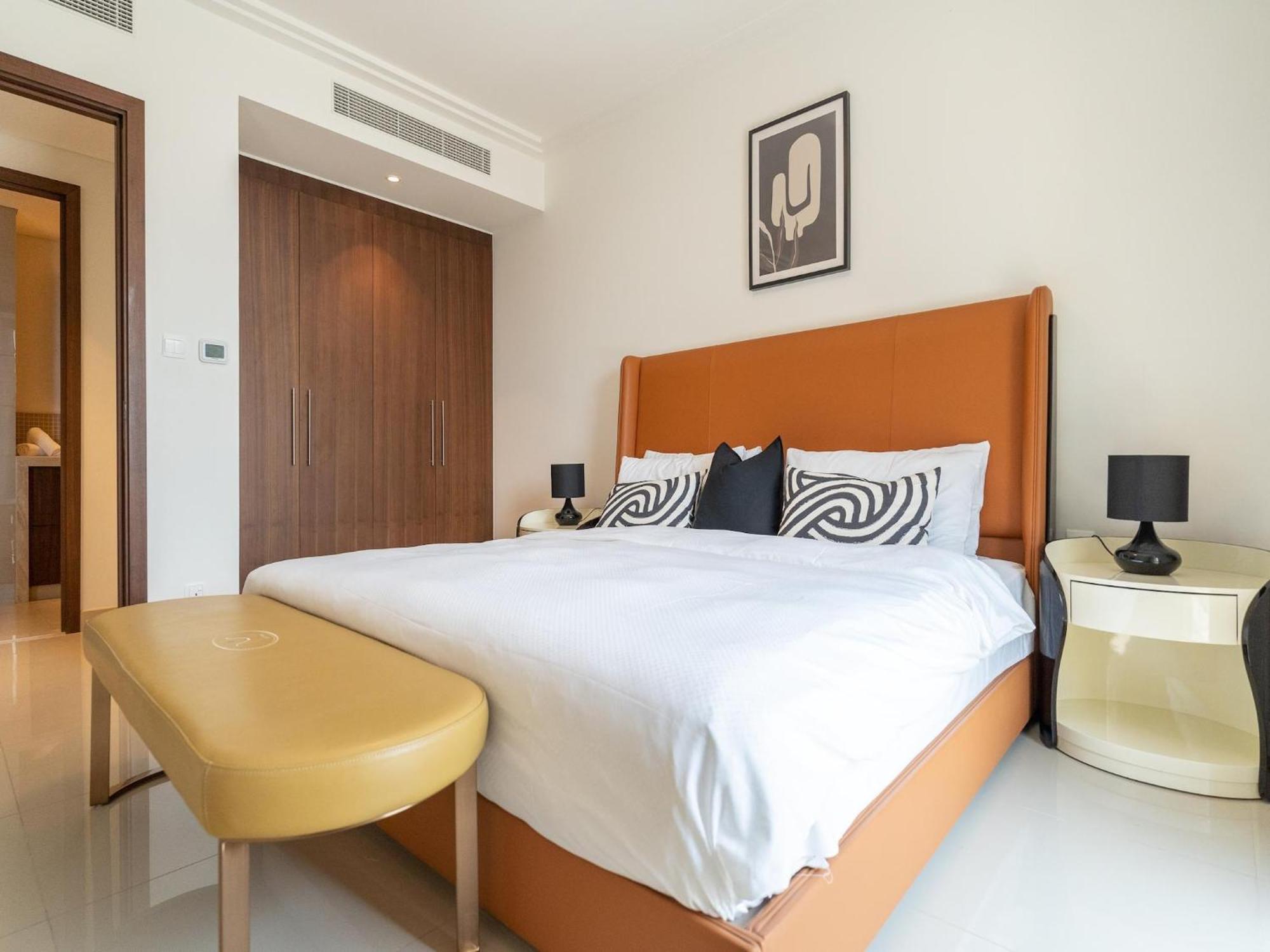 Luxurious Stylish Apartments Across Dubai Mall Burj Khalifa City Views Dış mekan fotoğraf