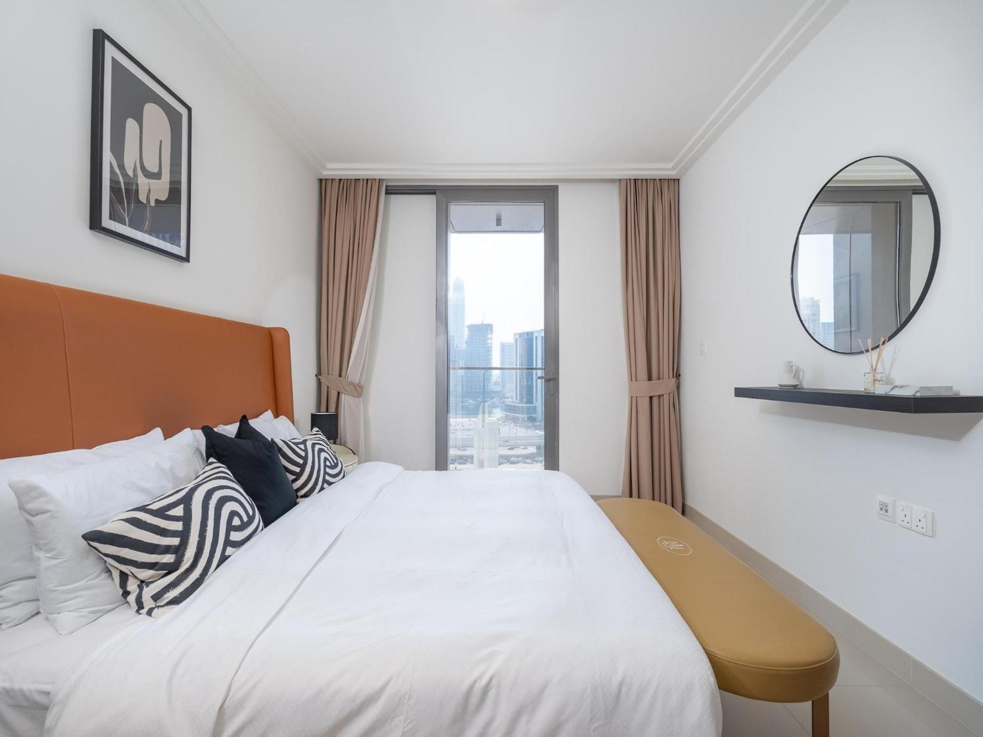Luxurious Stylish Apartments Across Dubai Mall Burj Khalifa City Views Dış mekan fotoğraf