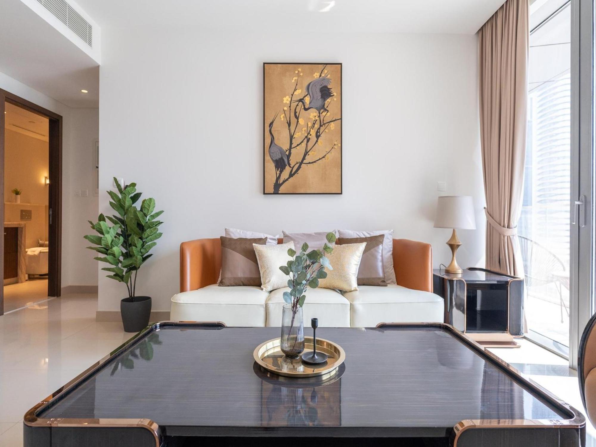 Luxurious Stylish Apartments Across Dubai Mall Burj Khalifa City Views Dış mekan fotoğraf