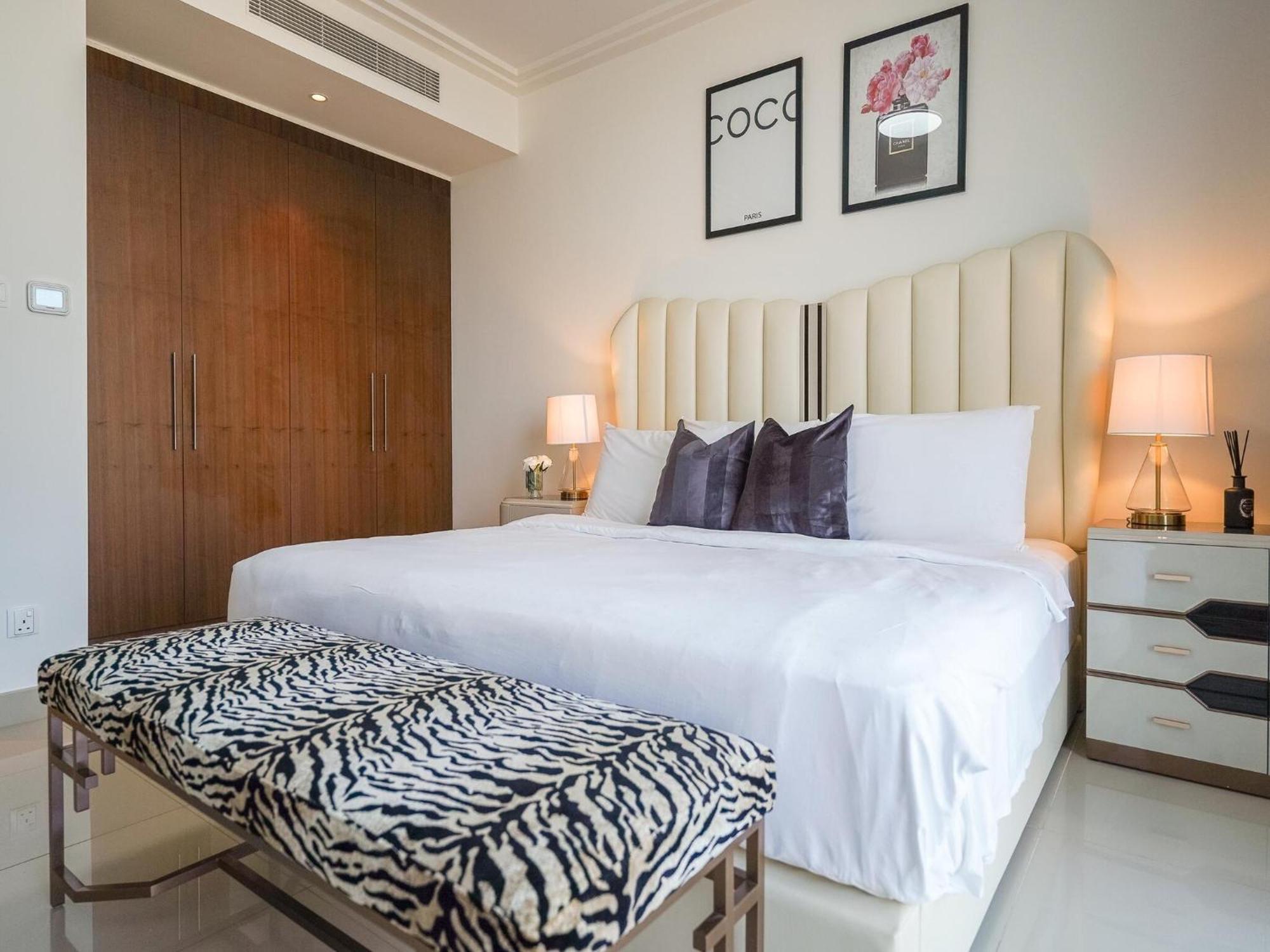 Luxurious Stylish Apartments Across Dubai Mall Burj Khalifa City Views Dış mekan fotoğraf
