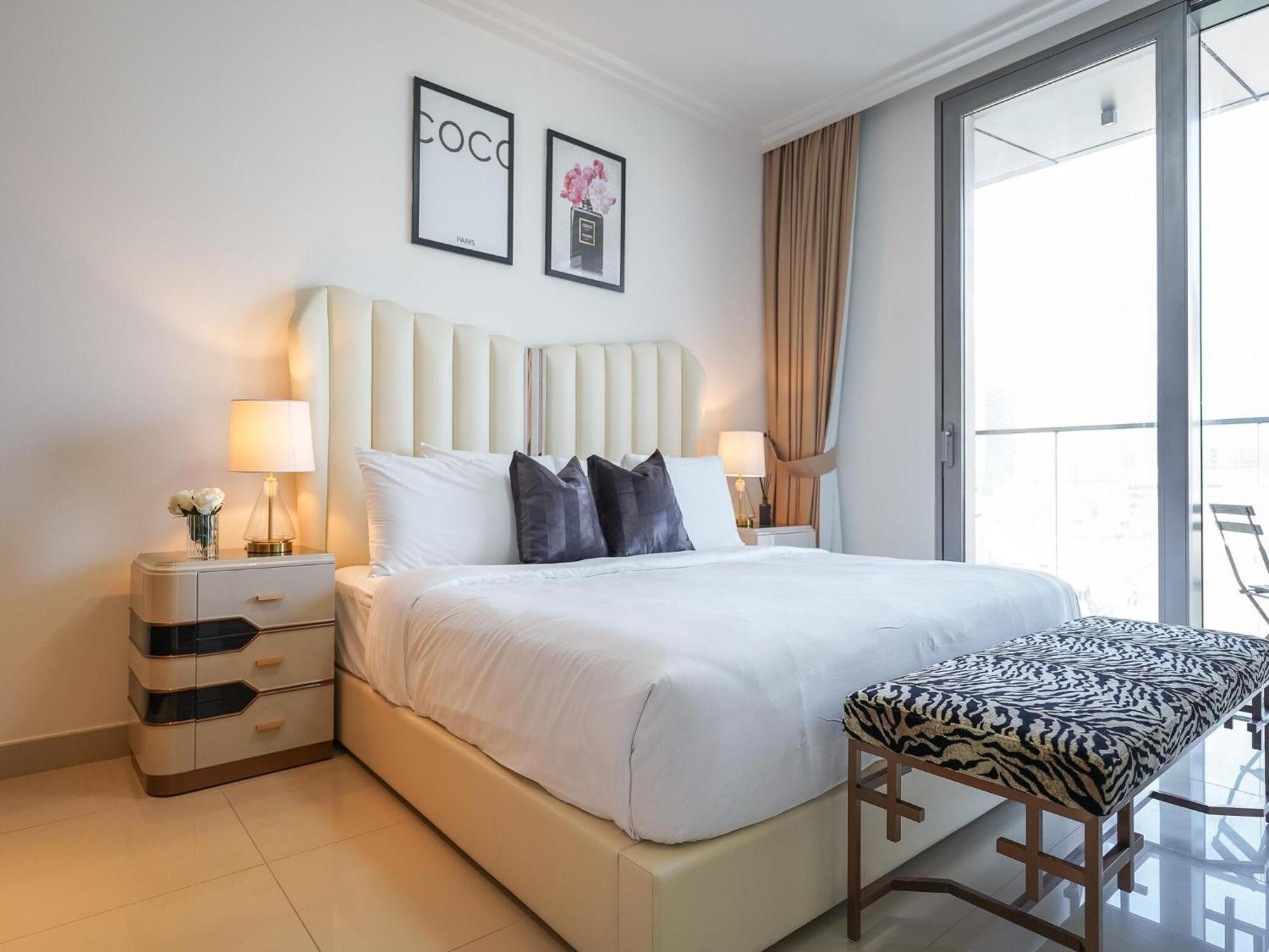 Luxurious Stylish Apartments Across Dubai Mall Burj Khalifa City Views Dış mekan fotoğraf