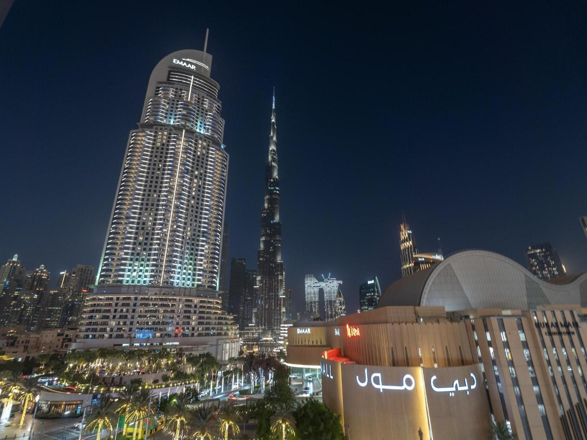 Luxurious Stylish Apartments Across Dubai Mall Burj Khalifa City Views Dış mekan fotoğraf