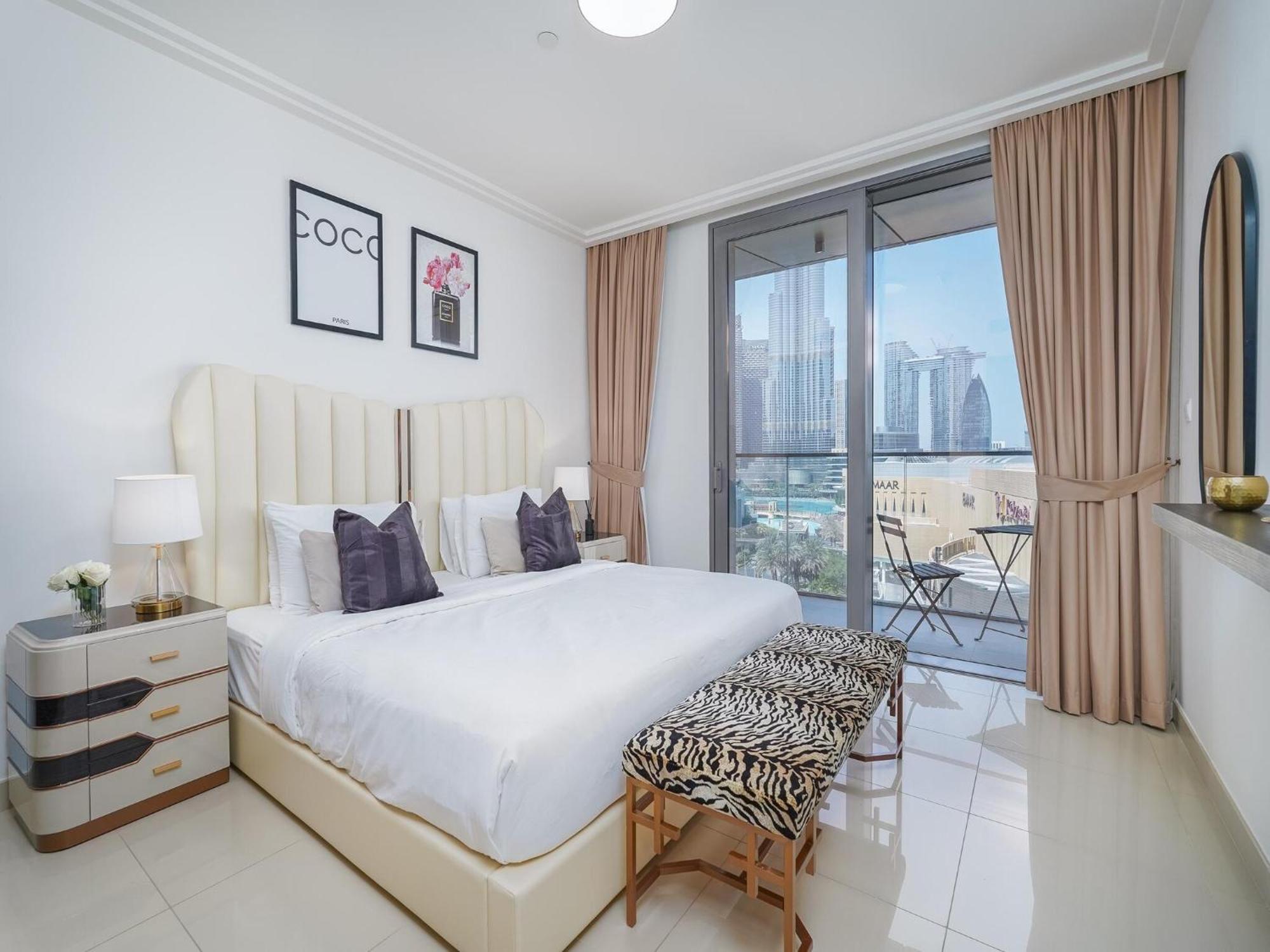 Luxurious Stylish Apartments Across Dubai Mall Burj Khalifa City Views Dış mekan fotoğraf