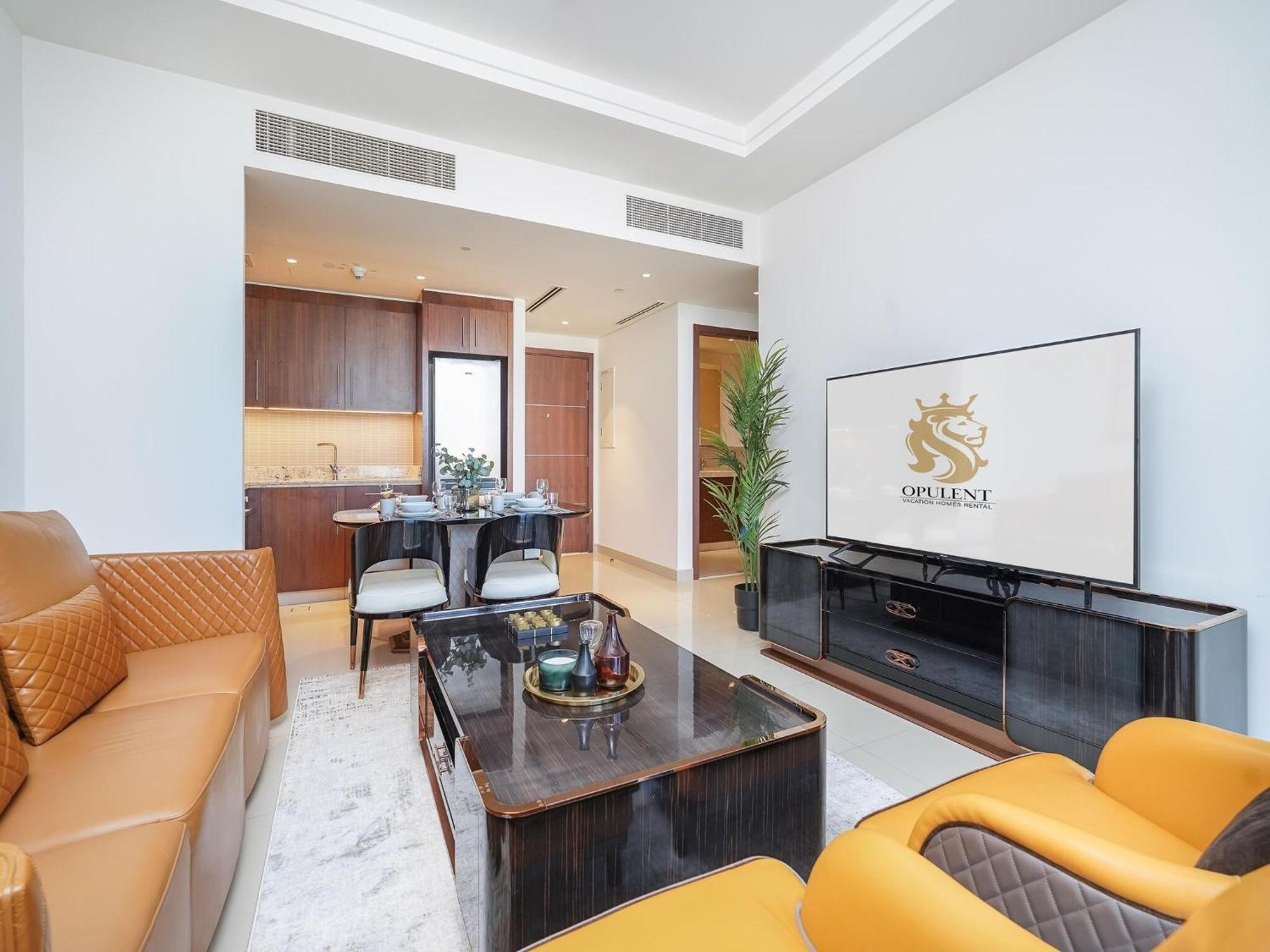 Luxurious Stylish Apartments Across Dubai Mall Burj Khalifa City Views Dış mekan fotoğraf