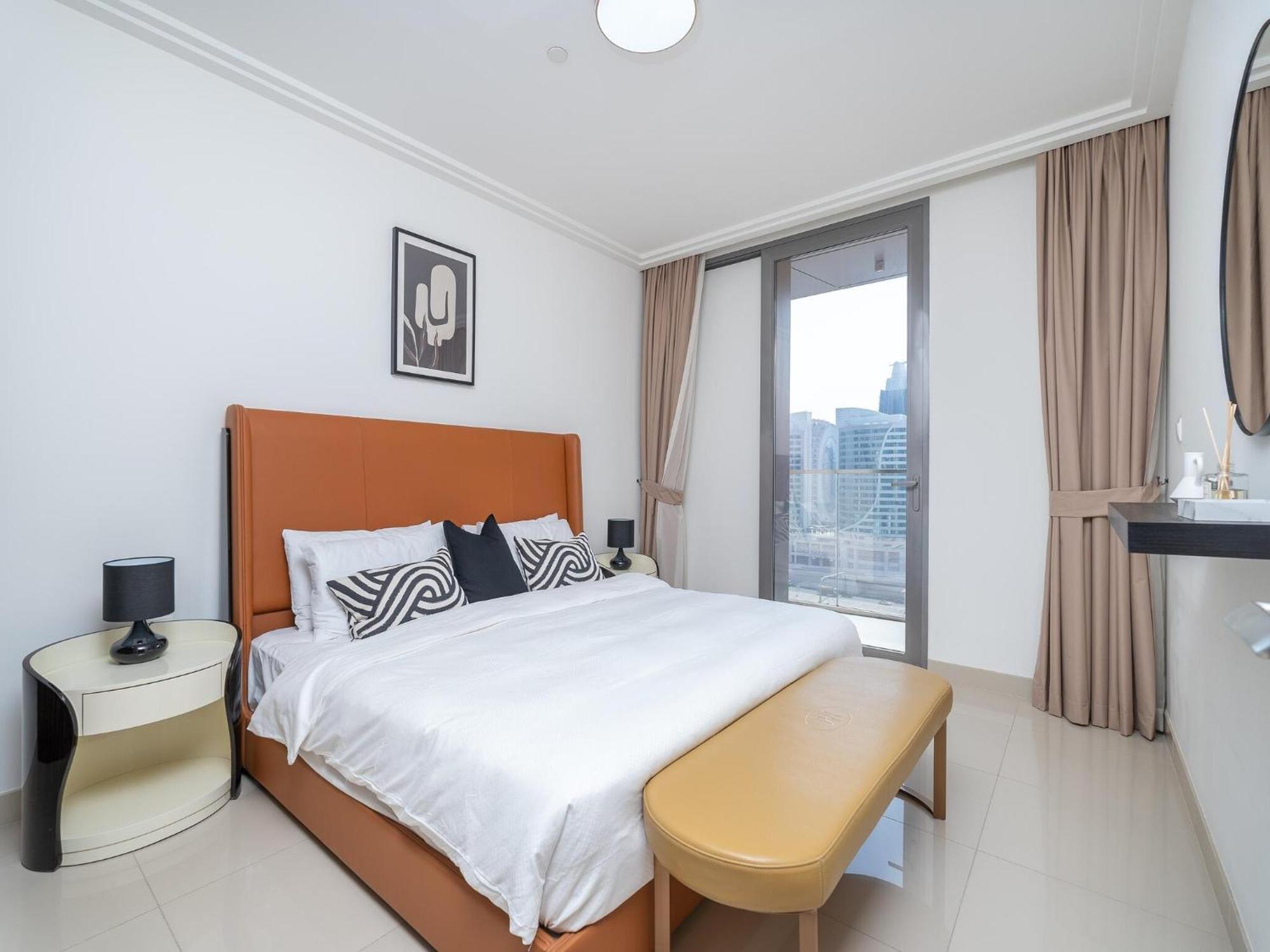 Luxurious Stylish Apartments Across Dubai Mall Burj Khalifa City Views Dış mekan fotoğraf