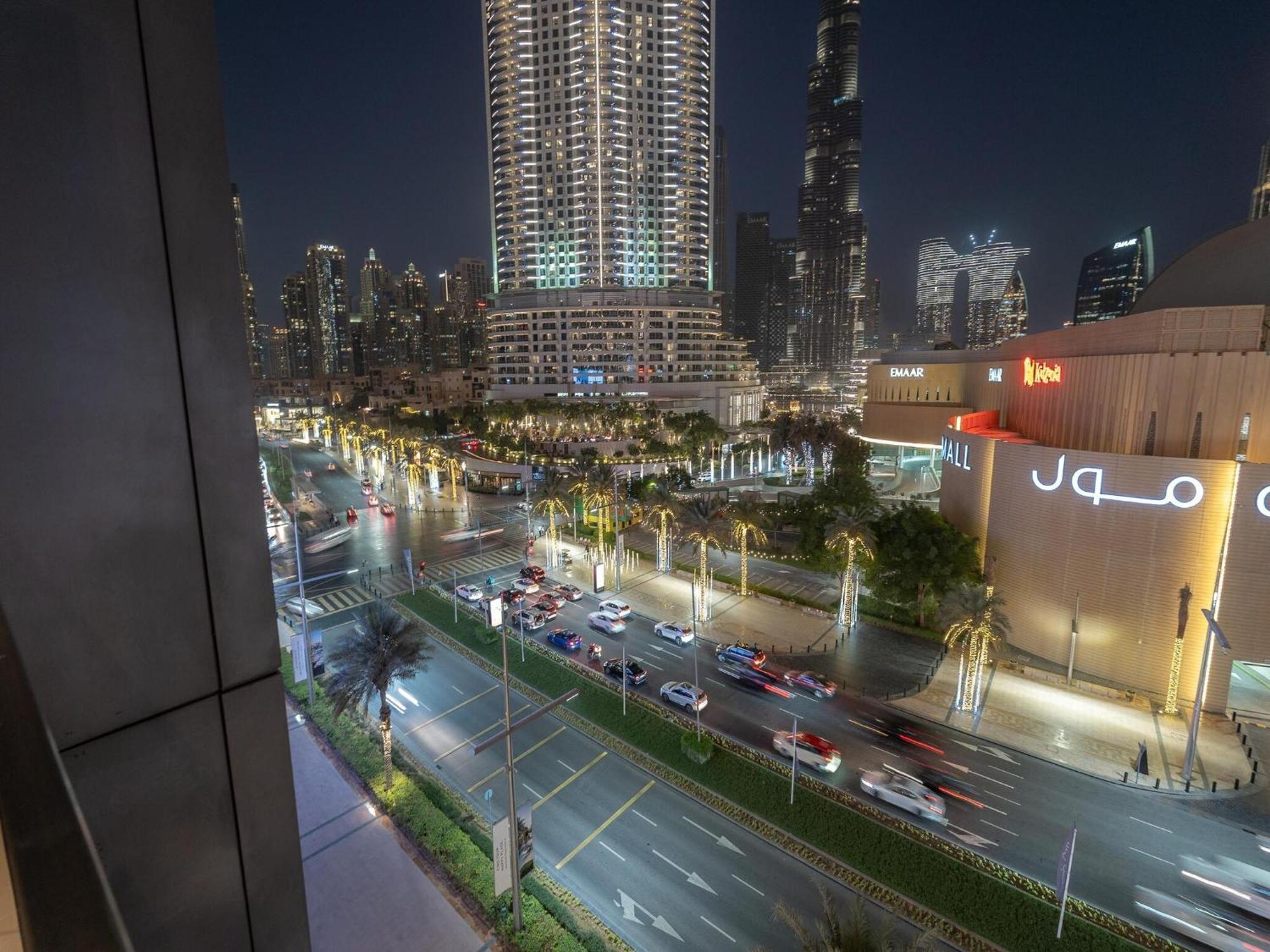 Luxurious Stylish Apartments Across Dubai Mall Burj Khalifa City Views Dış mekan fotoğraf